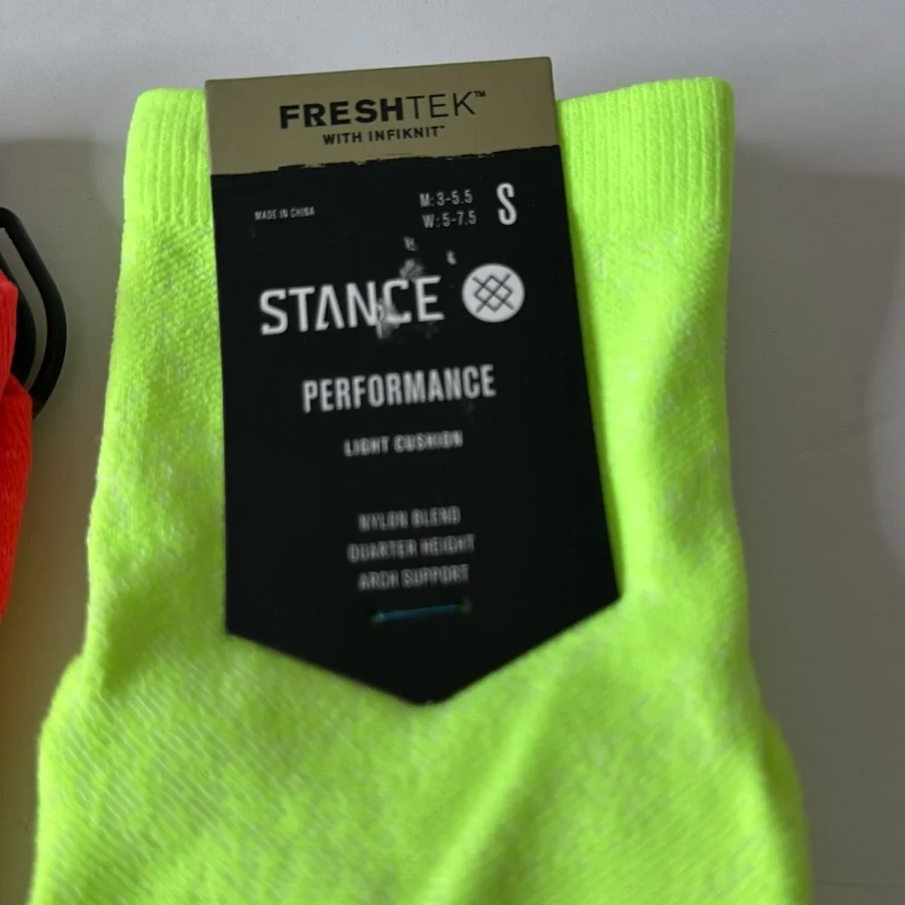 Stance Assortment of Performance Socks 3 Pairs Size Small